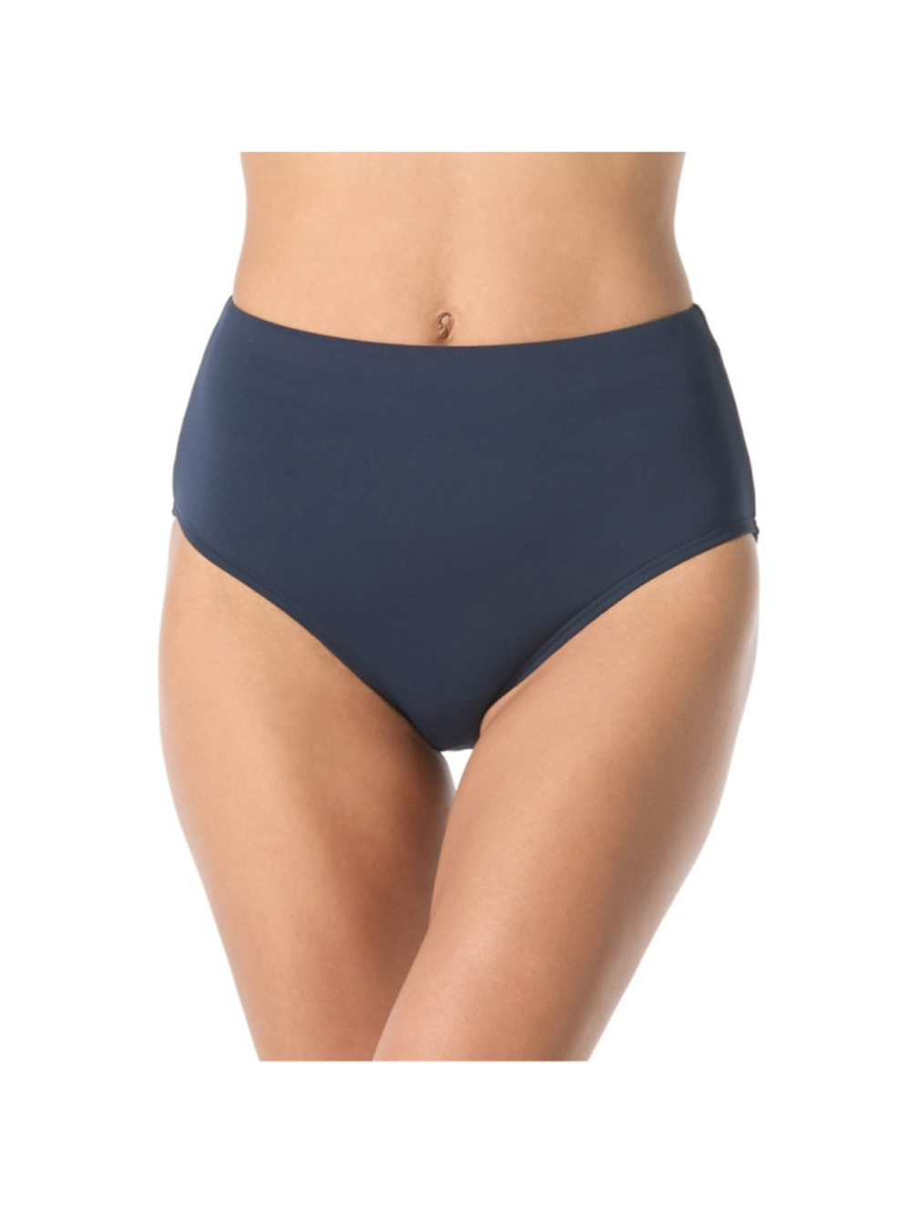 Coco Reef Women's Small Navy Blue Contours High-Waist Bikini Bottoms NWT